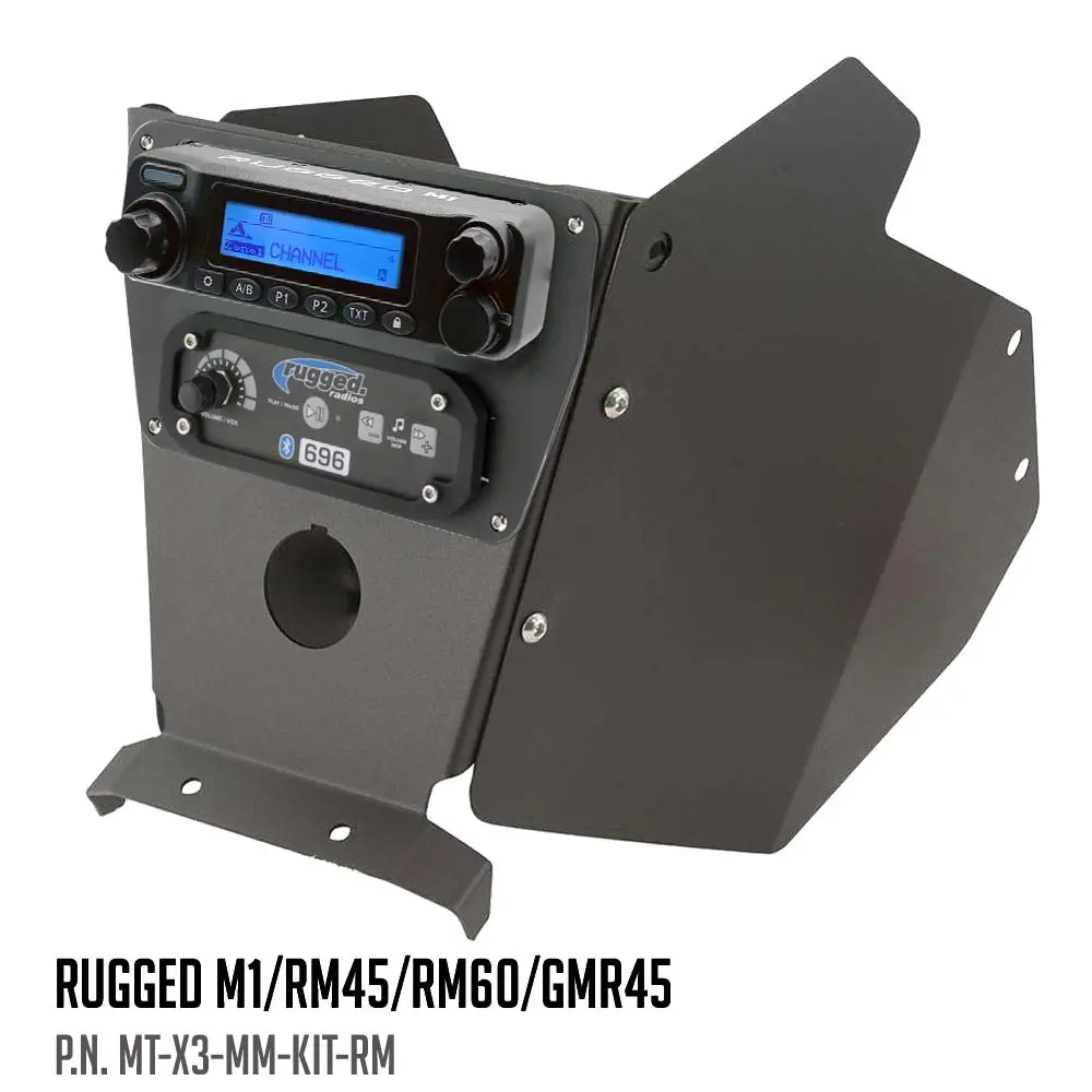 Rugged Radios Can-Am X3 Multi-Mount Xl Kit 1