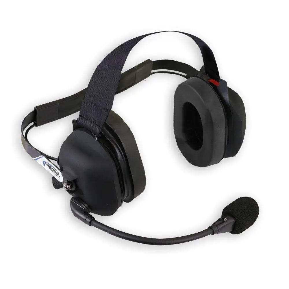 Rugged Radios - H43 Rubberized Behind The Head (Bth) 2-Way Radio Headset 1