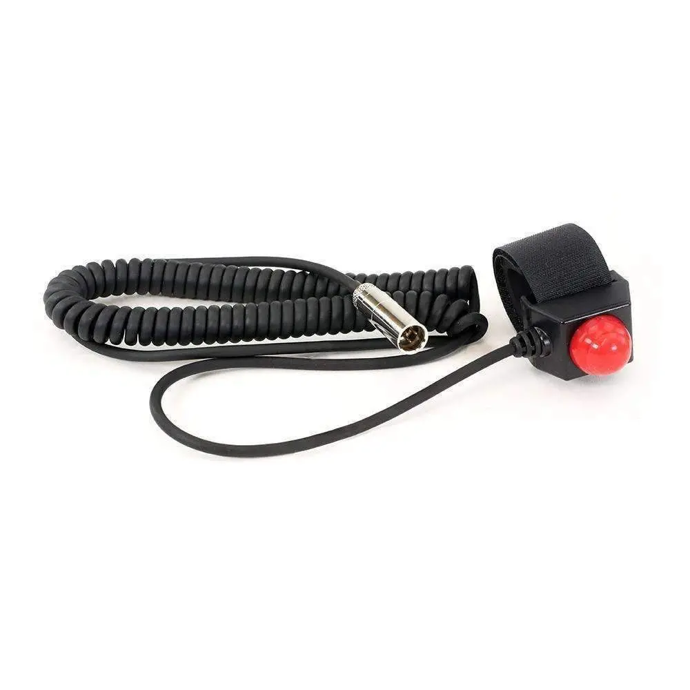 Velcro Mount Steering Wheel Push To Talk (Ptt) With Coil Cord For Car Harnesses By Rugged Radio 1