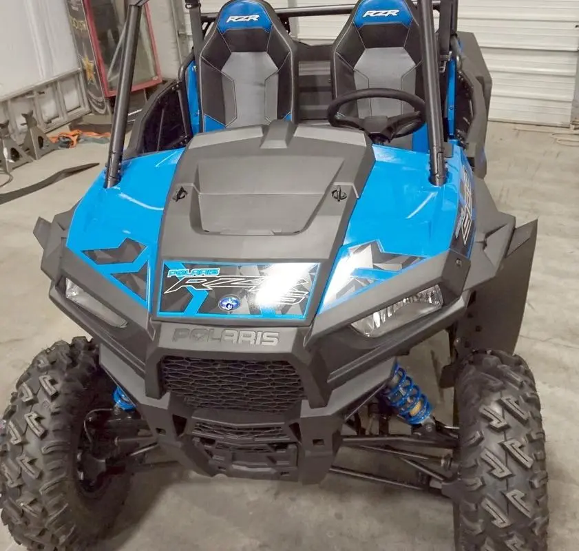 Polaris Rzr S 900 & Rzr S 1000 2015-2019 Mud Flaps / Fender Extensions, Front & Rear By Rokblokz 1