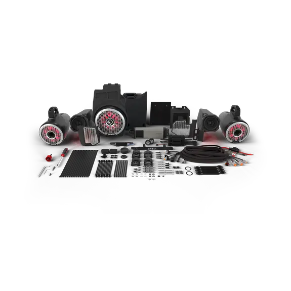 Rockford Fosgate 2019+ Stage 6 Audio System For Select Rzr Pro Xp, Pro R, And Turbo R Models With Ride Command 2