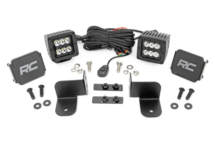 Rough Country Polaris Rear Facing 2-Inch / 3-Inch Led Kit (19-21 Ranger) 1