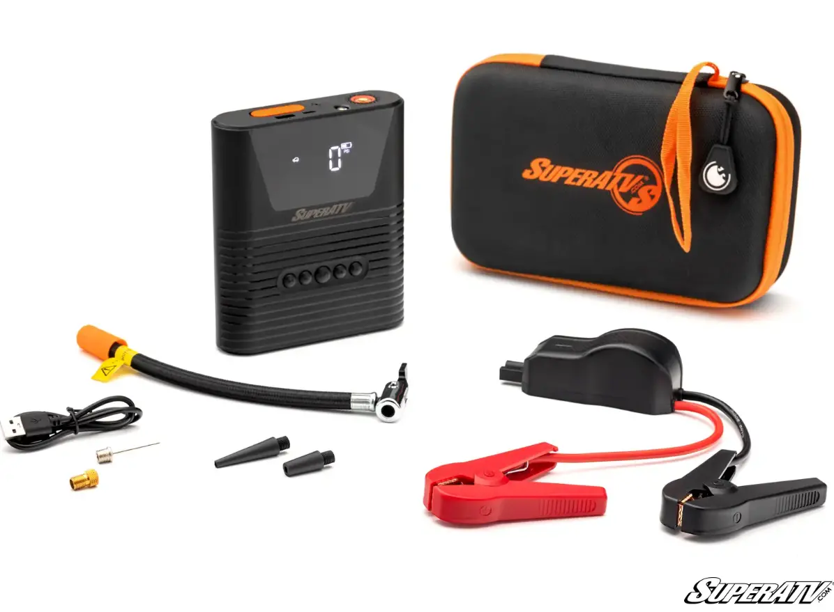 Superatv Jump Starter With Air Compressor 1