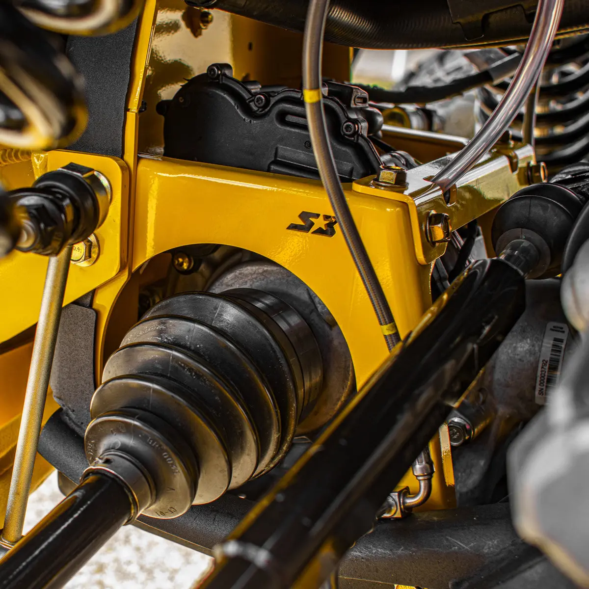 S3 Power Sports Can-Am Maverick R Front Gusset Kit 2