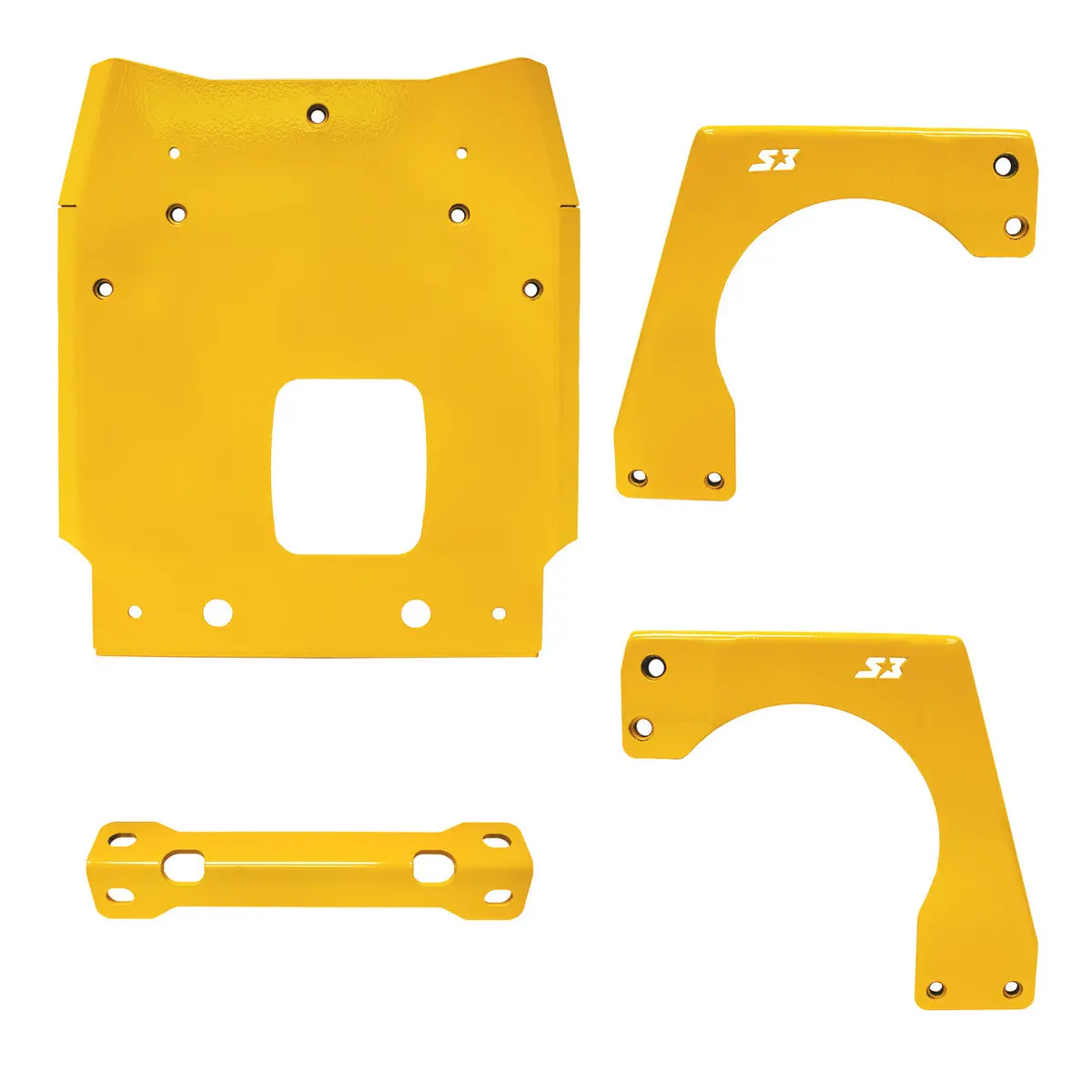 S3 Power Sports Can-Am Maverick R Front Gusset Kit 5