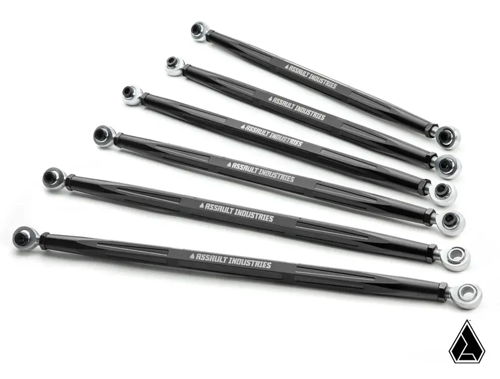 Assault Industries Can-Am Maverick R Turret Style Quick Camber Radius Rods 1