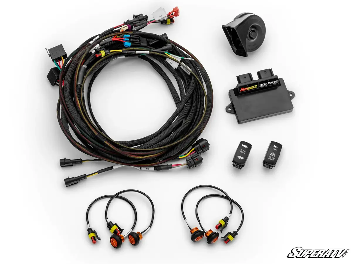 Superatv Polaris Xpedition Deluxe Self-Canceling Turn Signal Kit 1
