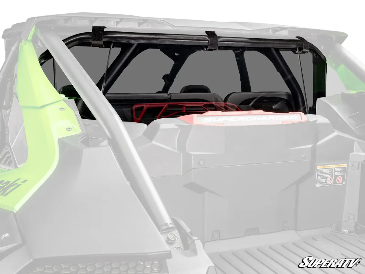 Superatv Kawasaki Teryx H2 Rear Windshield 1