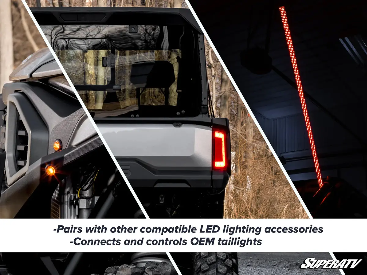 Superatv Polaris Ranger Xd 1500 Deluxe Self-Canceling Turn Signal Kit 2