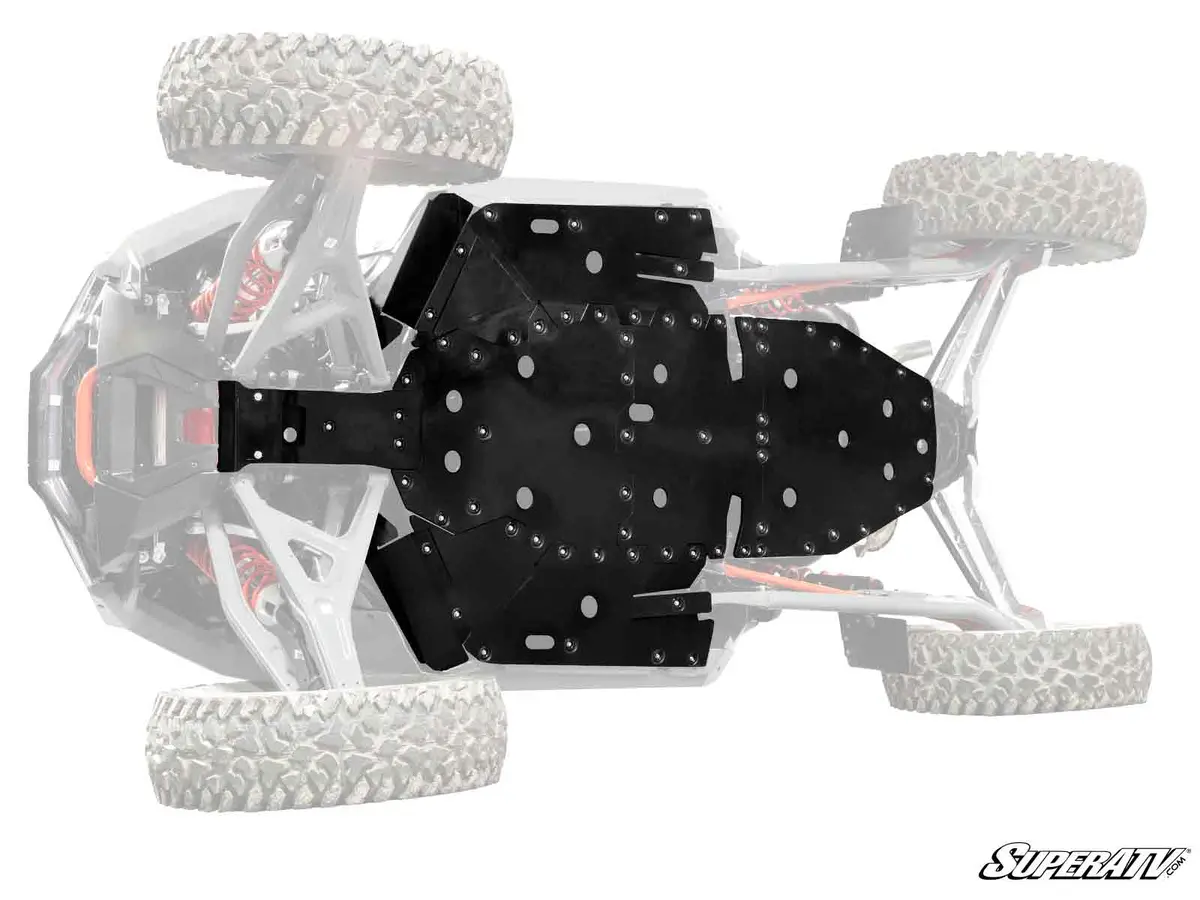 Superatv Polaris Rzr Pro S Full Skid Plate 1