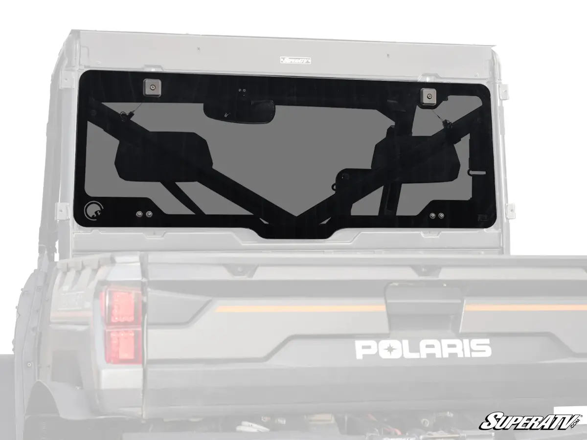 Superatv Polaris Ranger Xd 1500 Rear Glass Windshield 1