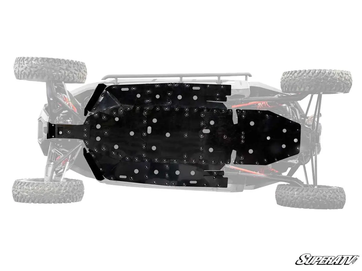 Superatv Polaris Rzr Pro S 4 Full Skid Plate 1