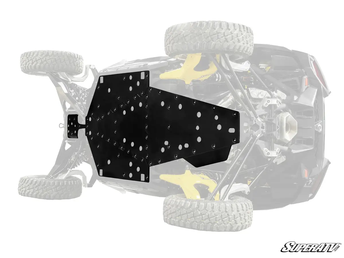 Superatv Can-Am Maverick R Full Skid Plate 1