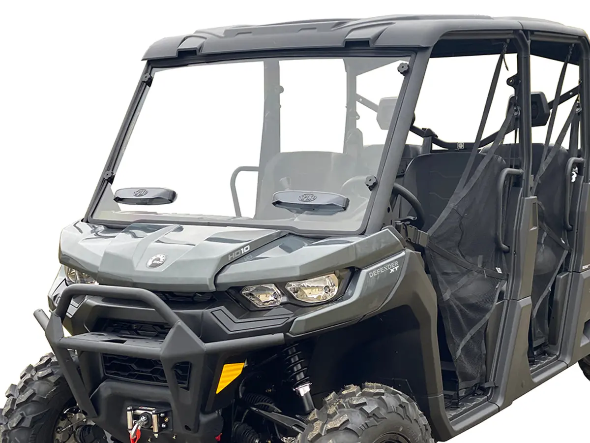 Spike Can-Am Defender Comfort Flow Venting Windshield W/Hard Coat 1