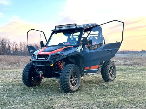 Sport Concept Manufacturing Polaris General - Hard Coated Polycarbonate Upper Doors Kit 1