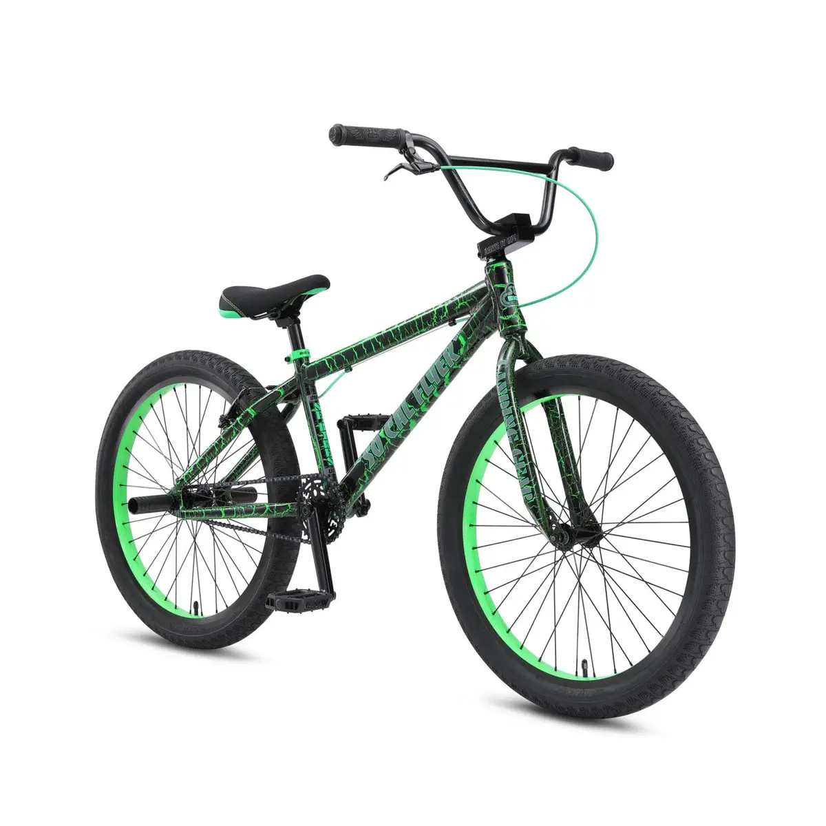 Se So Cal Flyer 24" Bmx, Green Crackle 1