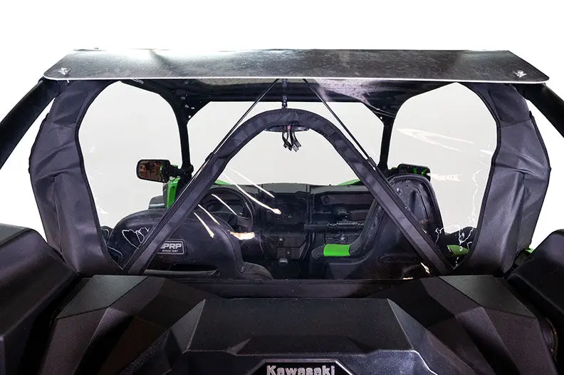 Seizmik Soft Rear Windshield For Kawasaki Krx 1000 1