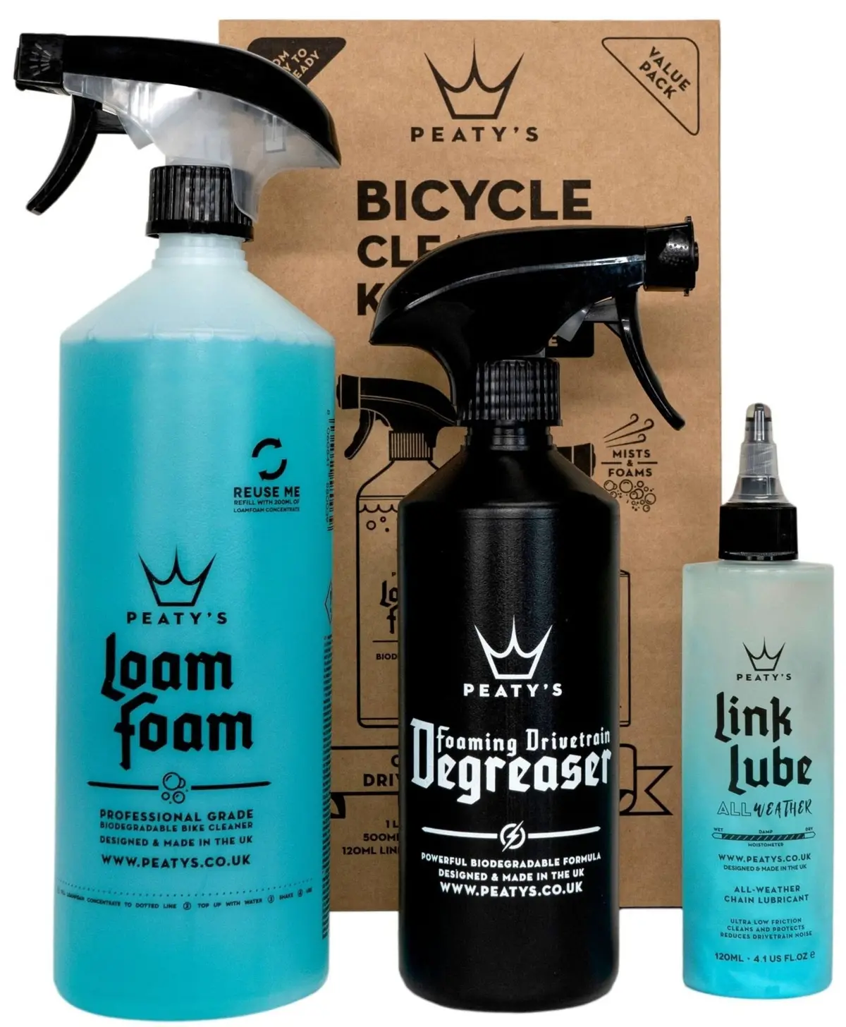 Peatys Wash/Degrease/Lubricate Kit 1