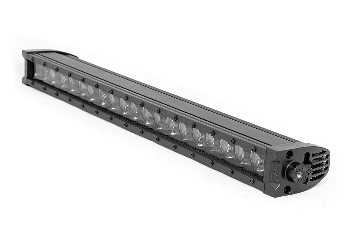 Rough Country 20-Inch Cree Led Light Bar - (Single Row | Black Series W/ Cool White Drl) 1