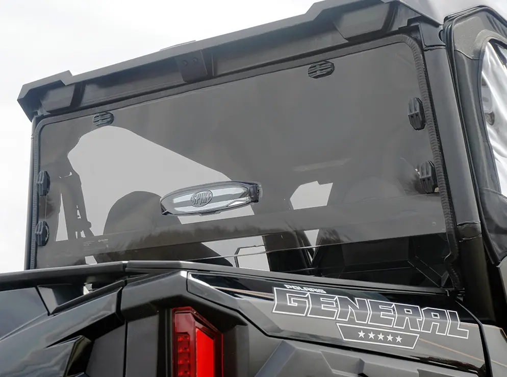 Spike Polaris General Tinted Rear Windshield With Vent 1