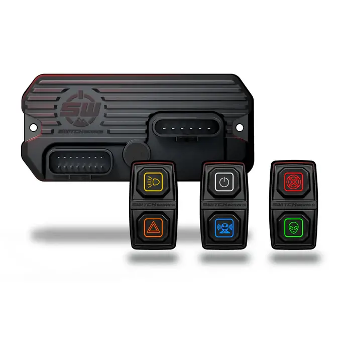 Ssv Works Sierra6, 6-Switch, 3-Rocker Electronic Accessory Smart Switcher - Universal 1