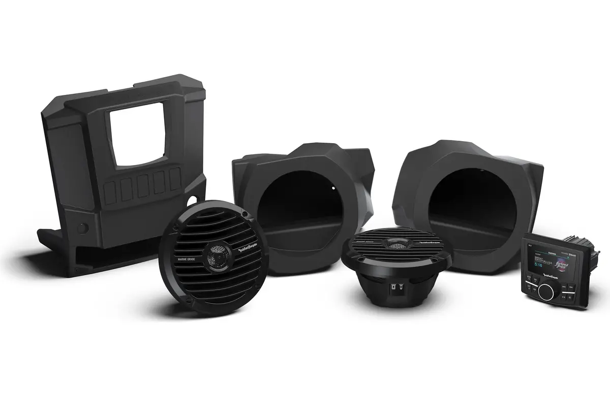Stereo And Front Lower Speaker Kit For Select Ranger® Models Rngr-Stage2 By Rockford Fosgate 1