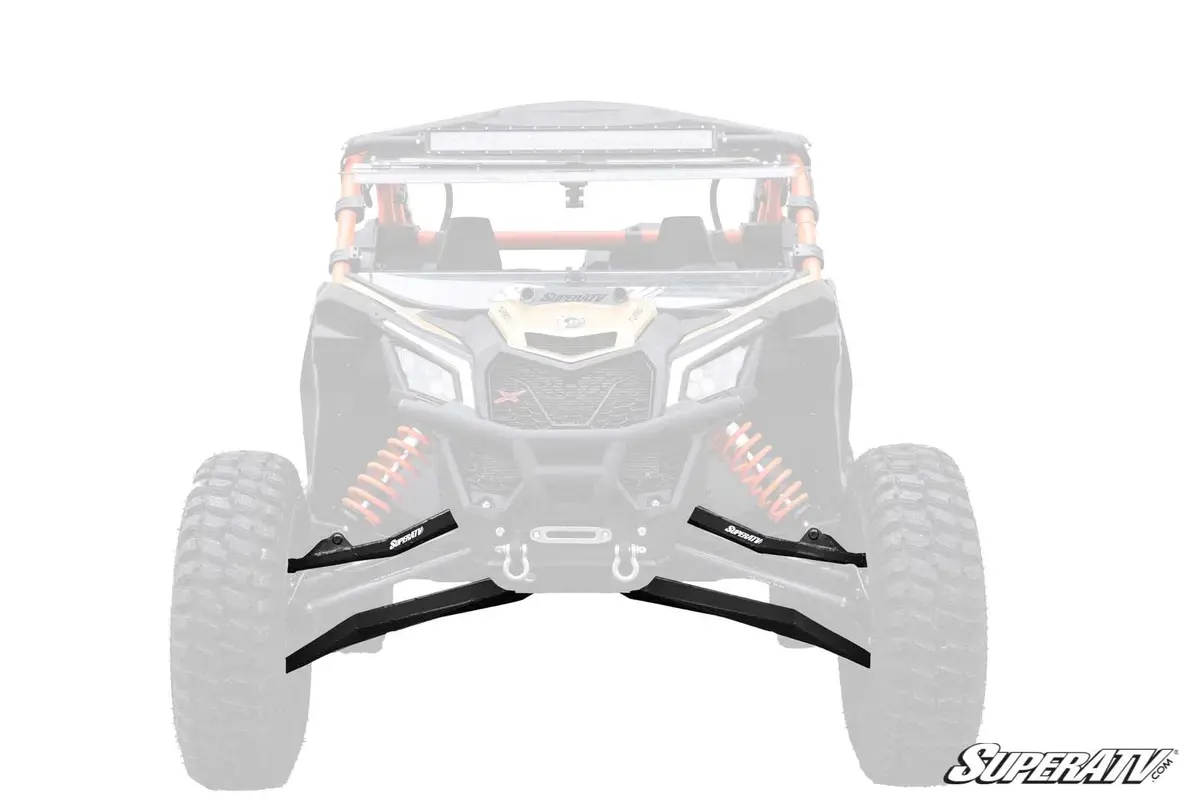 Superatv Can-Am Maverick X3 High Clearance Boxed Front A-Arms 1