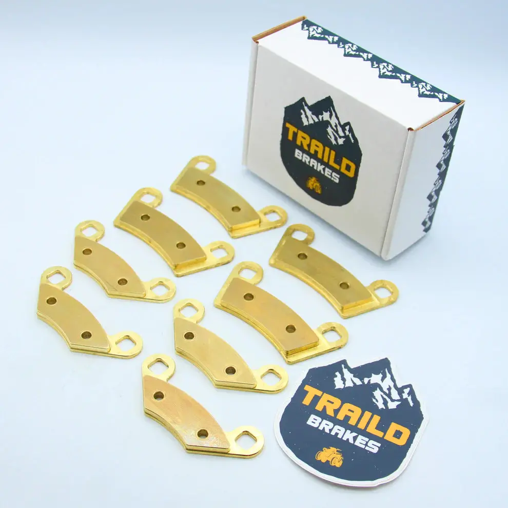 Traild  Polaris Rzr 570/Trail 570/Rzr 800/Rzr S 800 2008-2022 Brass Brake Pad Set 1