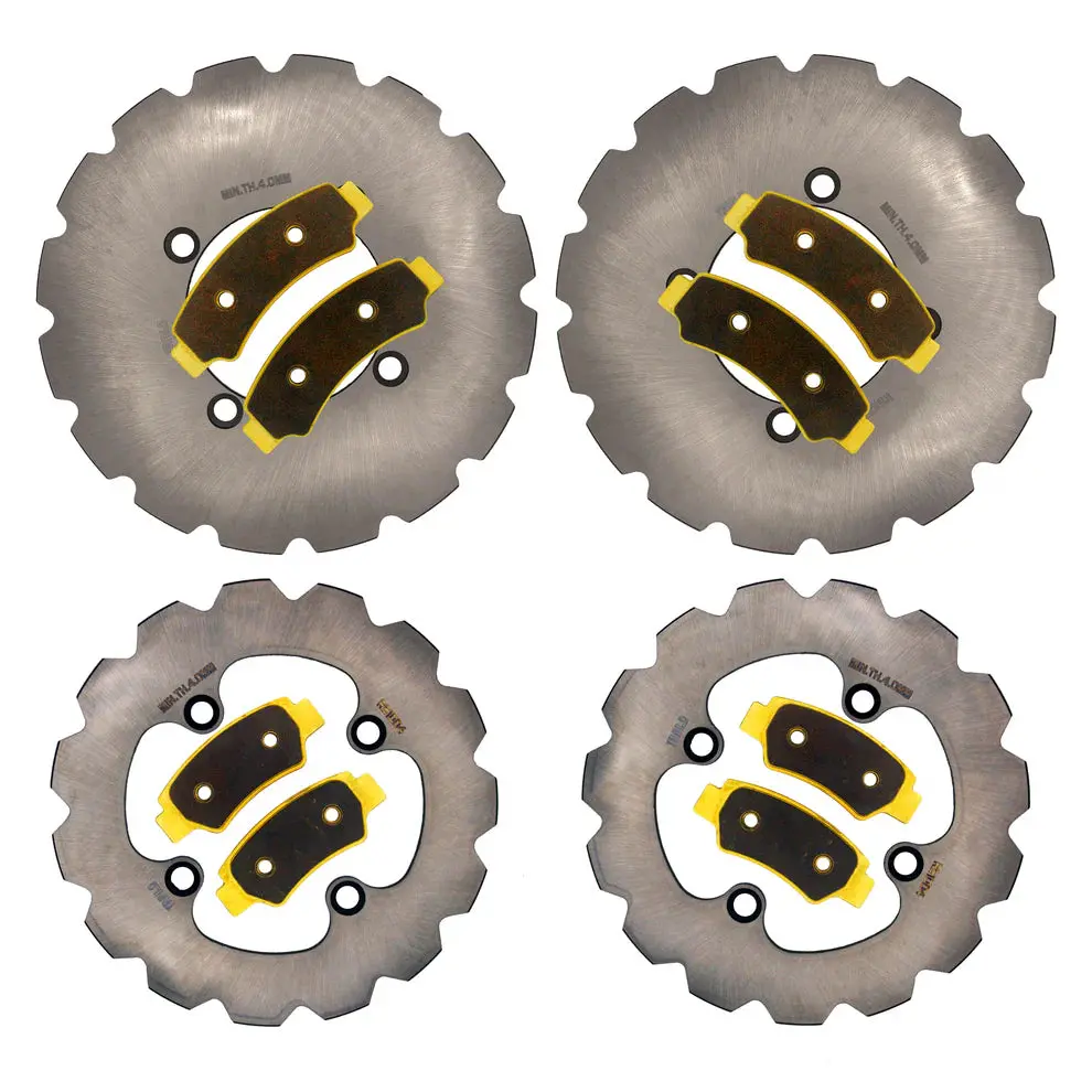 Traild Cfmoto Uforce 1000 Xl/800 Xl (6-Seater) 2022-2025 Ridge Rider Rotor And Pad Kit 2