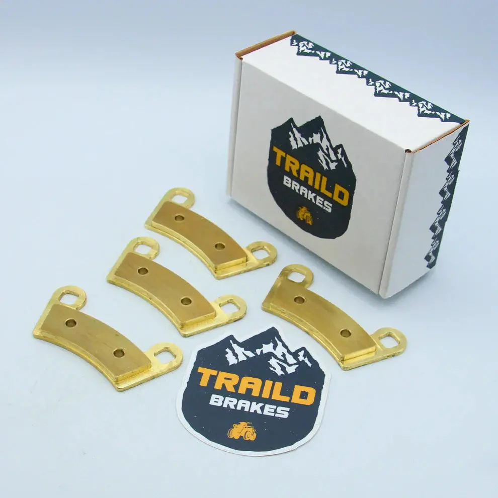 Traild Polaris General 1000/4 1000/Xp 1000 2016-2026 Brass Brake Pad Set 3