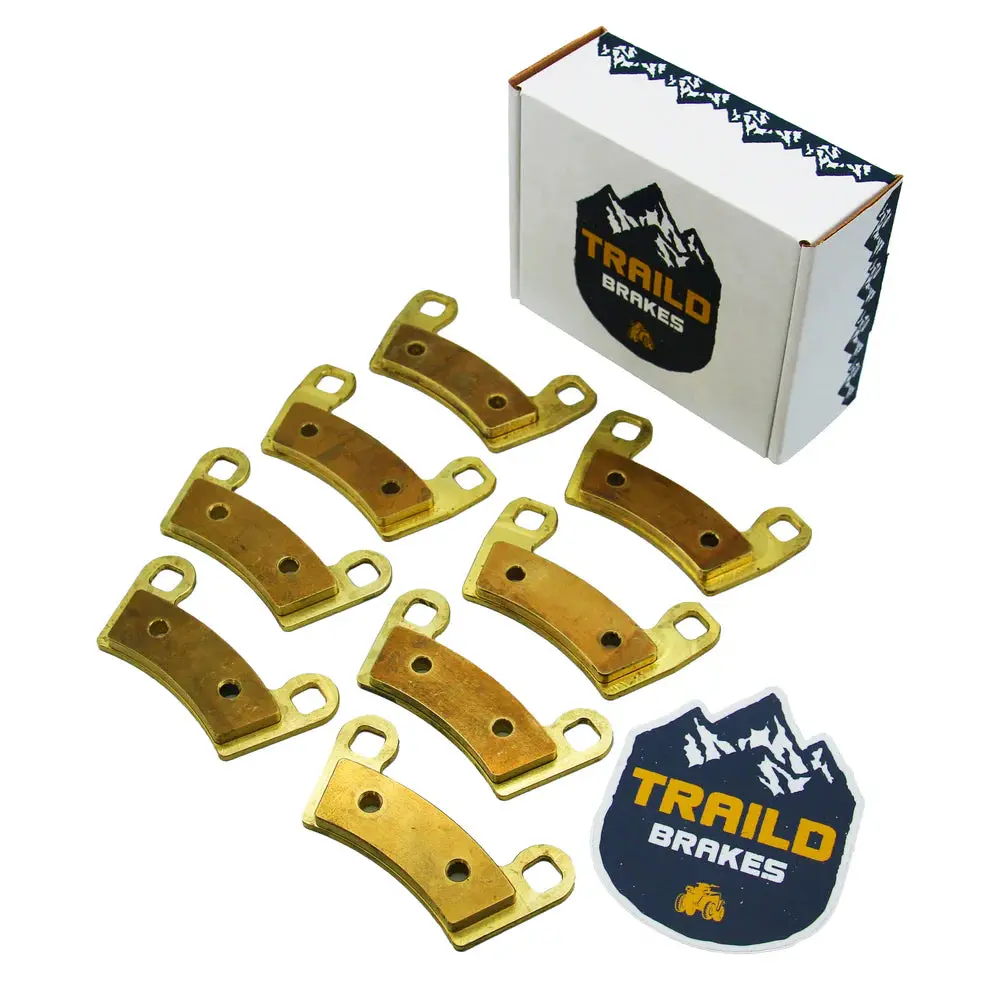Traild Polaris Rzr Trail/S 1000/Trail S 1000/S 900/Trail S 900/900/Sport 2014-2025 Brass Brake Pad Set 2