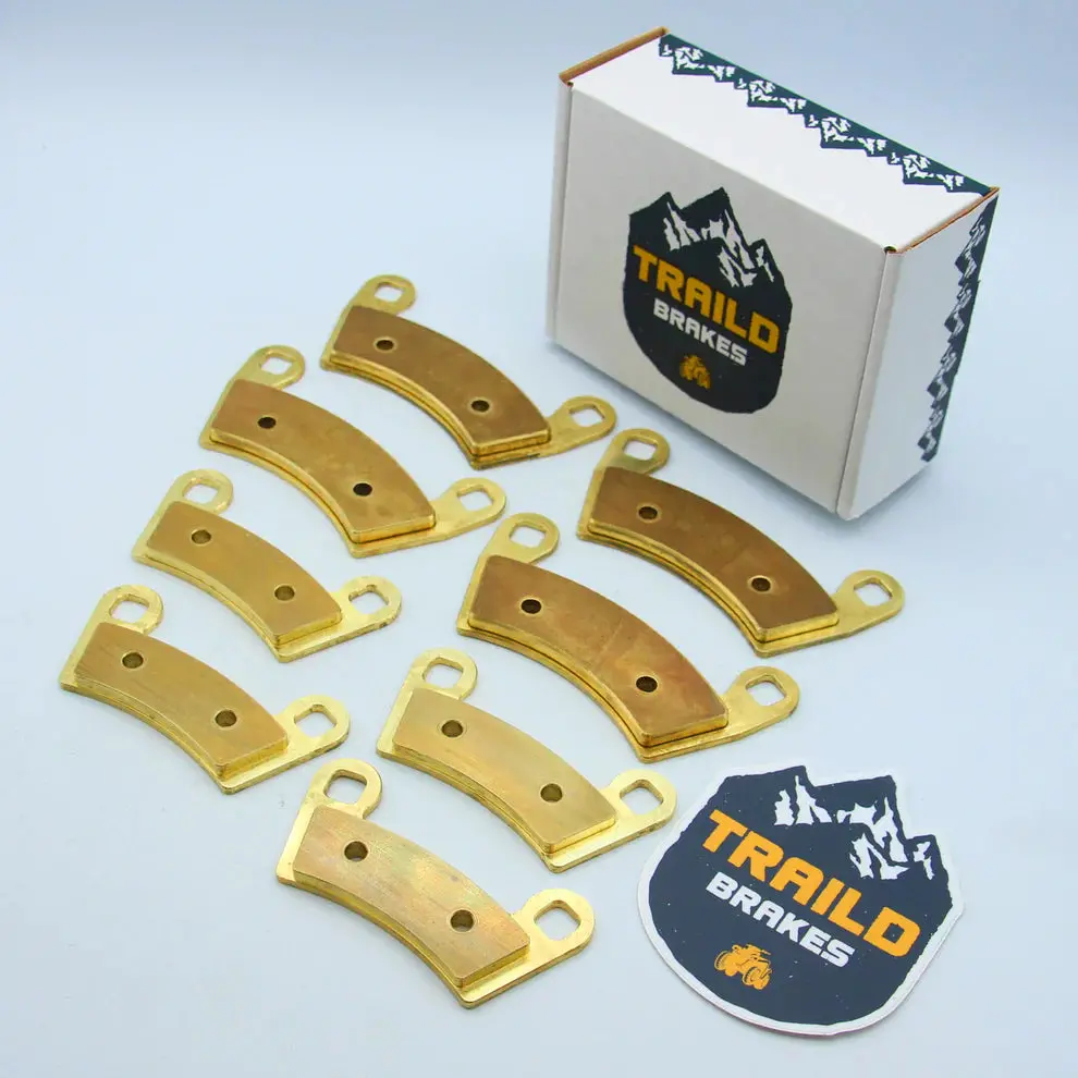 Traild Polaris Rzr Xp 1000/Xp4 1000/Rzr 4 900/S 4 1000/S 4 900/Xp S/Xp S 4 2015-2026 Brass Brake Pad Set 1