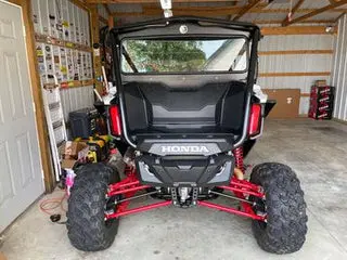 Honda Talon 2-Seat Rear Glass Windshield 2019+ By Dwa (Dirt Warrior Accessories) 3