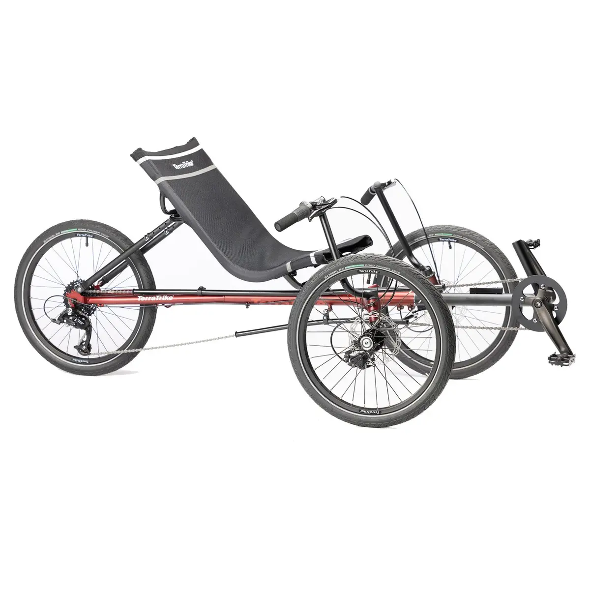 Terratrike Maverick, 8 Speed, Sangria Red 1