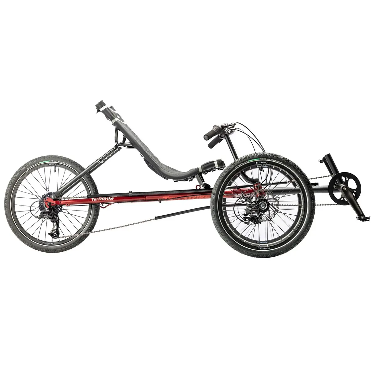 Terratrike Maverick, 8 Speed, Sangria Red 2