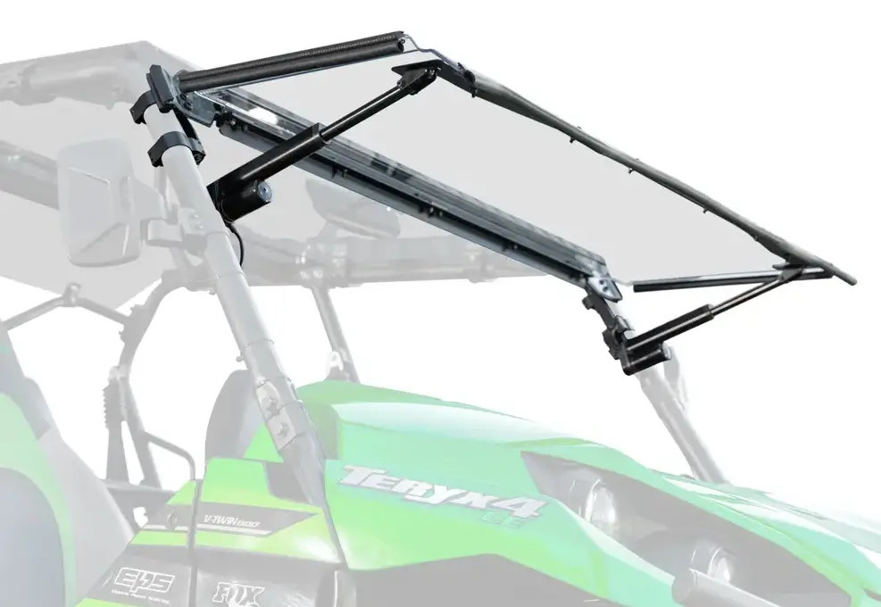 Super Atv Kawasaki Teryx Maxdrive Power Flip Windshield 1