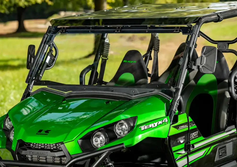 Super Atv Kawasaki Teryx Maxdrive Power Flip Windshield 2