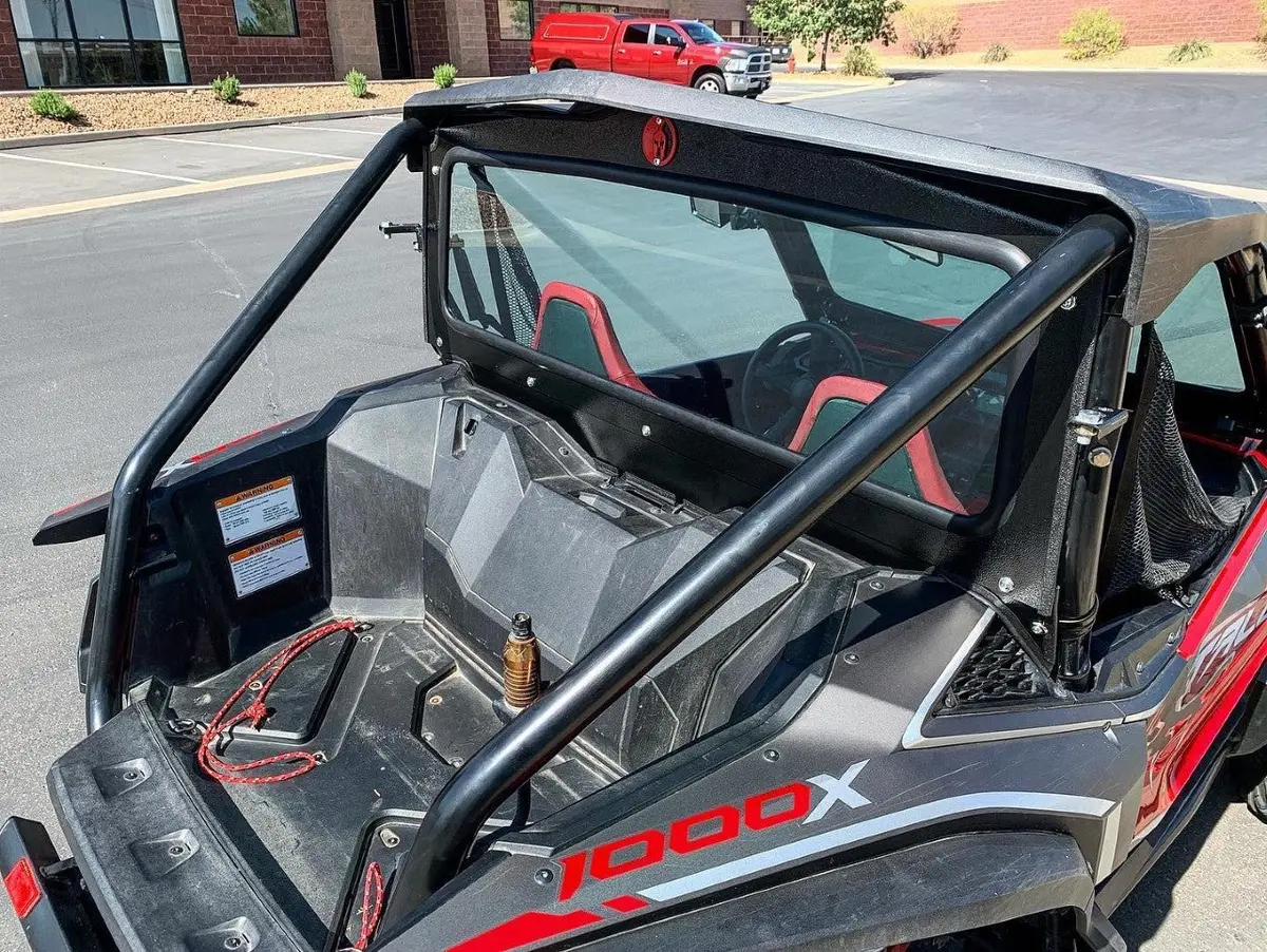 Honda Talon 2-Seat Rear Glass Windshield 2019+ By Dwa (Dirt Warrior Accessories) 1