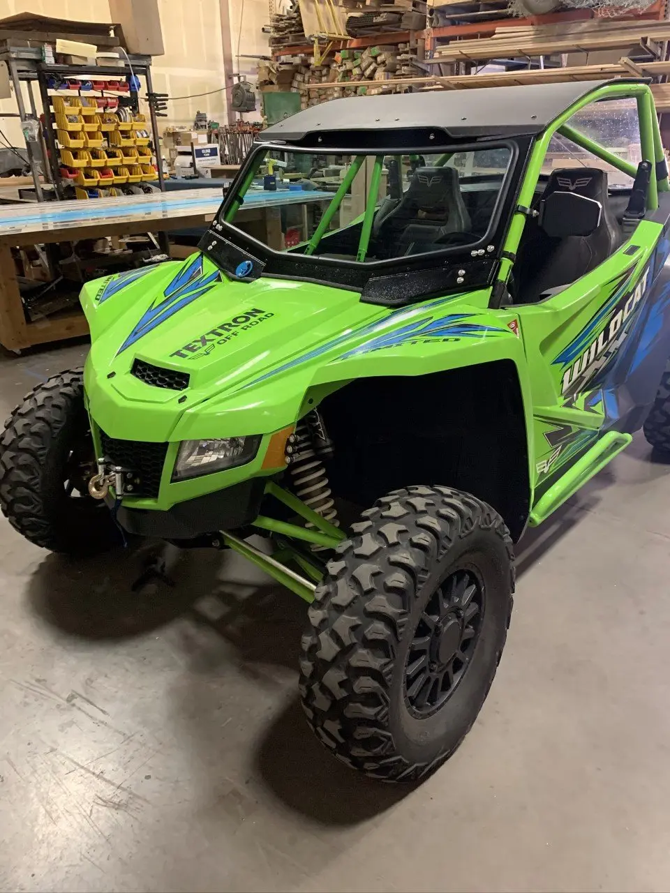 Textron Wildcat Xx Front Windshield 2018-21 By Dirt Warrior 1