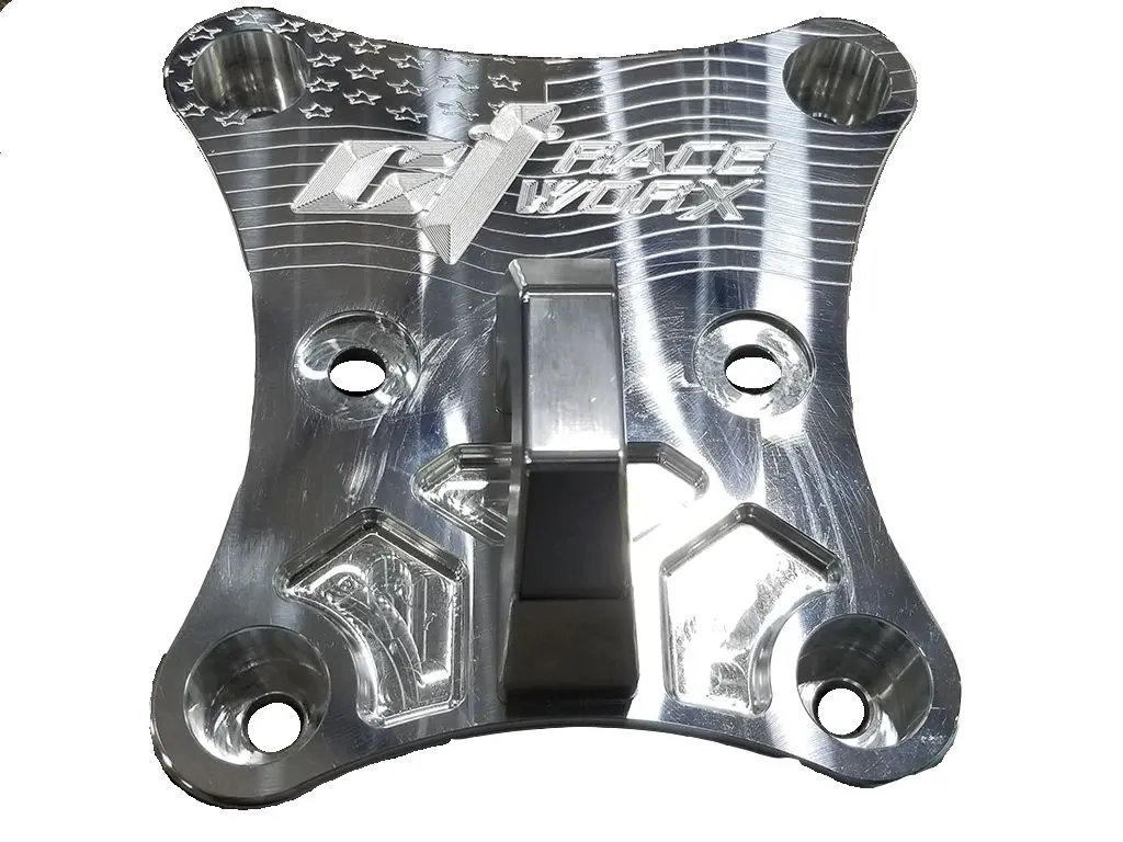 Maverick X3 Billet Proof Radius Rod Plate With Tow Ring By Ct Raceworx 1