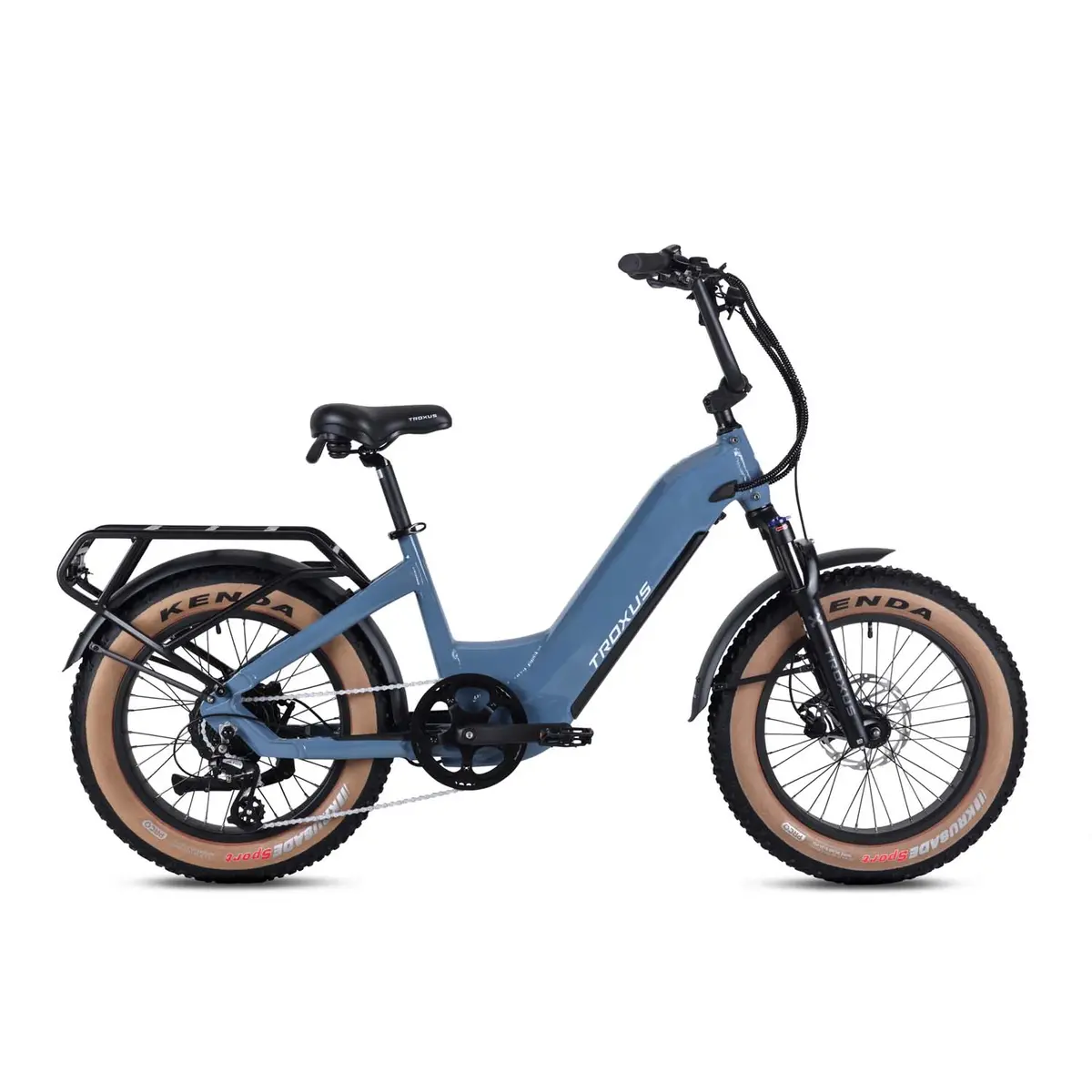 Troxus Lynx Plus 20, Non-Folding E-Bike, Cadet Blue 1