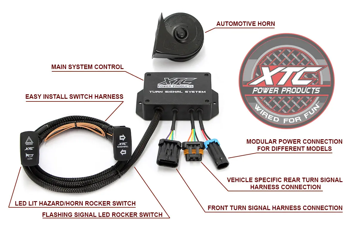 Rzr Xp 2015+ Plug & Play™ Turn Signal System W/Horn - Tss-Xp16 2
