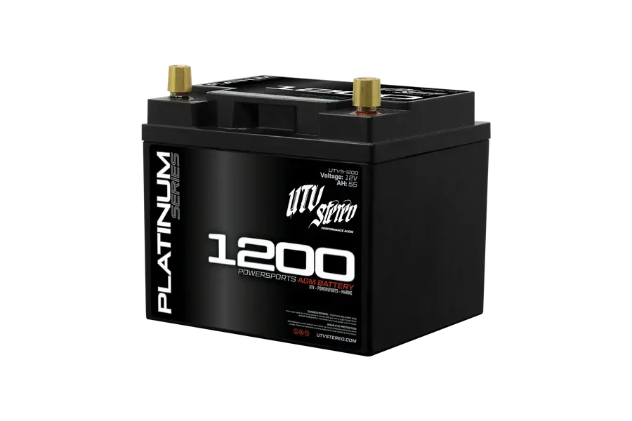 Utv Stereo Platinum Series Agm 1200 Battery 1