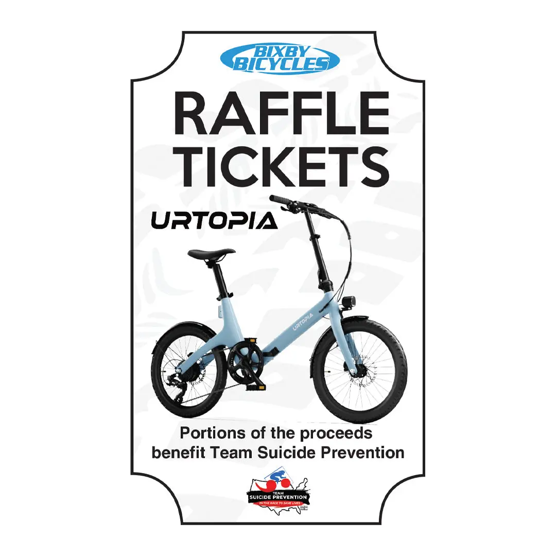 Urtopia Folding Bike Raffle For Team Suicide Prevention - 3 Tickets 1