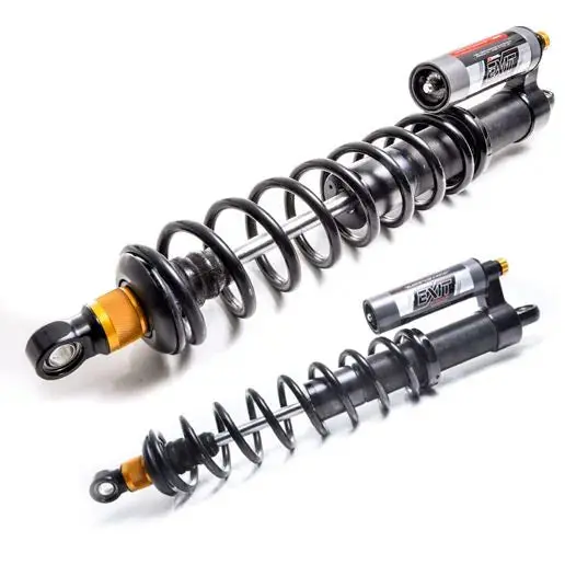Zbroz Polaris General 1000 2.2" X2 Series Front Piggy Back Exit Shocks 1
