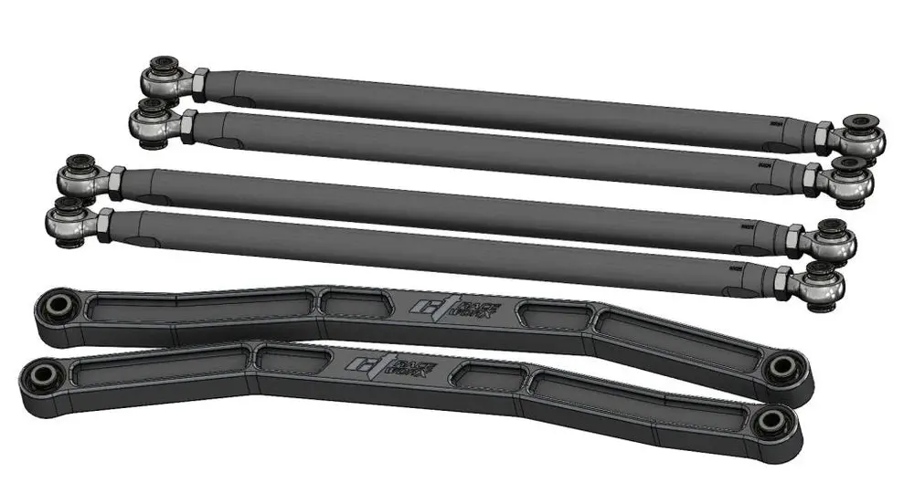 Maverick X3 72" High Clearance Worx Series Billet Radius Rod Kit By Ct Raceworx 1