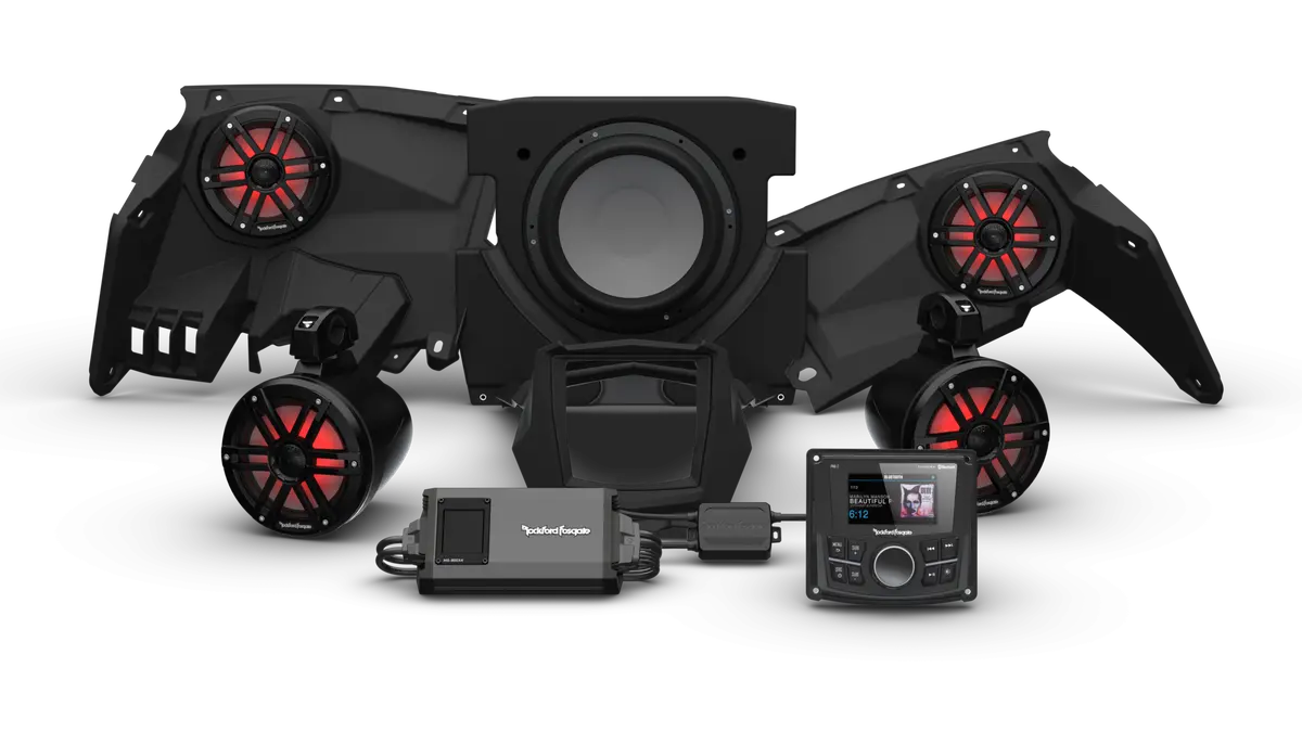 Rockford Fosgate Stage 4 Audio Kit Can-Am Maverick X3 1