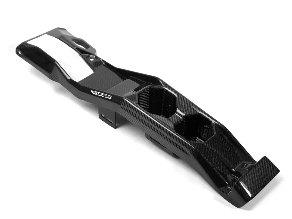 Can Am Maverick X3 Carbon Fiber Center Console - W/ Cup Holders By Fourwerx 1