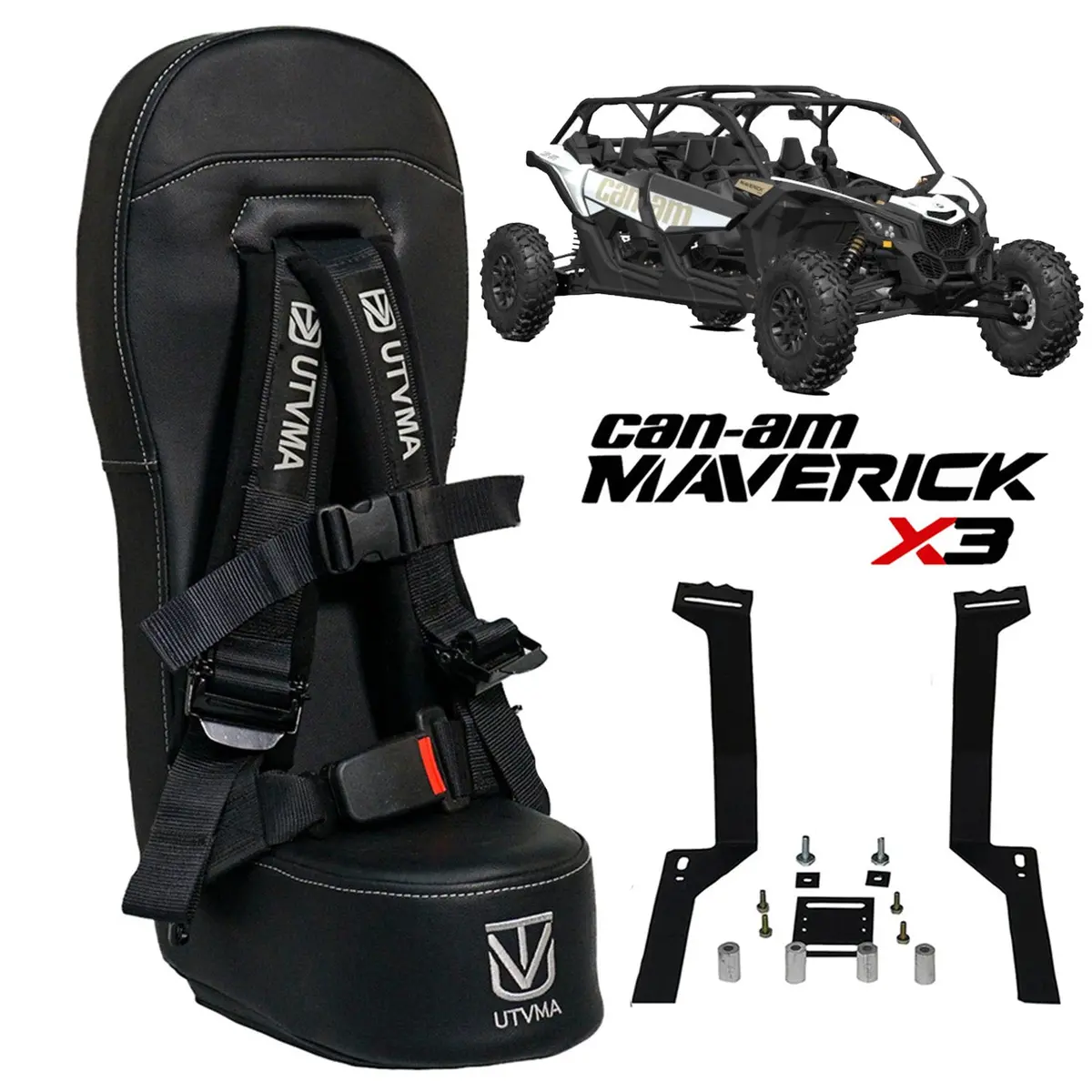 Maverick X3 Max Bump Seat (2017-2025) 1
