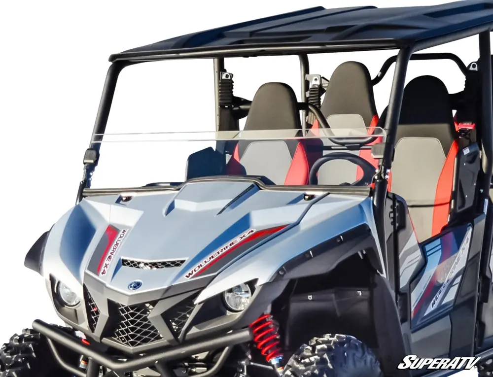 Yamaha Wolverine X4 Half Windshield By Superatv 1